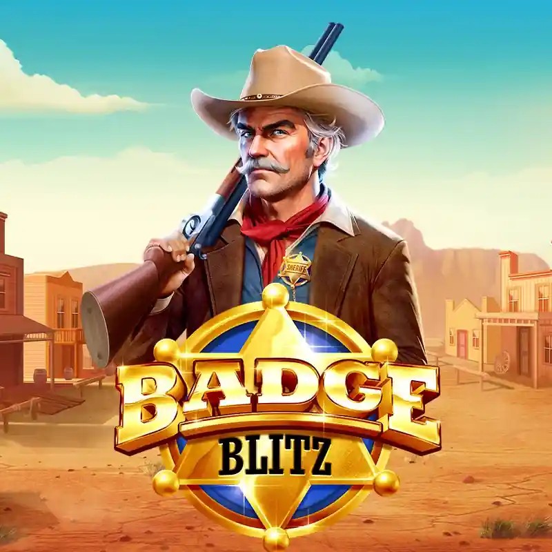 Badge Blitz slot visual from Pragmatic Play available on x3betcasinoo.com