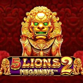 5 Lions Megaways 2 online game logo by Pragmatic Play on x3betcasinoo.com