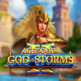 Age Of The Gods: God Of Storms 2 slot visual from Playtech available on x3betcasinoo.com