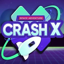 Crash X slot logo by Turbo Games at X3bet casino