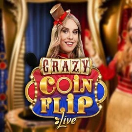 Crazy Coin Flip by Evolution, showcased at x3betcasinoo.com – game logo