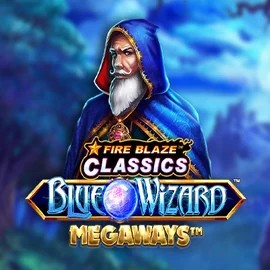 Try Fire Blaze Blue Wizard Megaways slot by Rarestone Gaming on x3betcasinoo.com – logo image