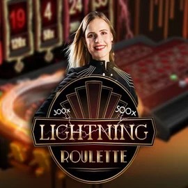 Live Casino logo of Lightning Roulette from Evolution at X3bet casino