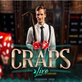 Official Live Casino logo: Live Craps by Evolution at X3bet casino