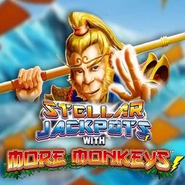 Stellar Jackpots with More Monkeys casino game by Lightning Box Game – featured logo at X3bet casino