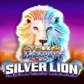 Stellar Jackpots with Silver Lion logo by Lightning Box Game X3bet casino